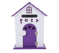 Boîte à Suggestions Murale Décorative pour École et Hôpital, Pourpre | Panneau en Panneau de Densité, Capacité Adaptée aux Journaux et Lettres, Surface Polie sans Bavures