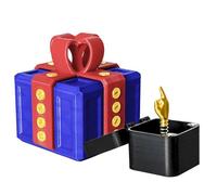 Boîte à Surprise et Attrape 3D AnnoyingGift Box- BOITE CADEAU Doigt d'honneur Inutile et Décalée pour Anniversaire, No BOITE CADEAU