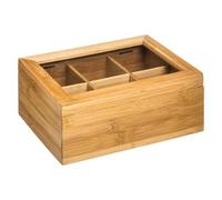 Boîte à thé en bambou - Naturel