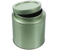 Boîte à Thé en Fer Blanc Hermétique, Rangement Léger Vert pour Thé en Vrac | Récipient Thé, Pot de Rangement à Matcha, Boîte Couvercles Hermétiques, Conservation Fleurs et Perles