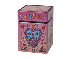 Boîte à thé James Rizzi Peace of Love - Pop Art