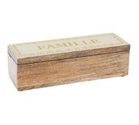 Boite à thé Romy 30x10 cm - Amadeus - Décoré - Bois Multicolore G