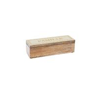 Boite à thé Romy 30x10 cm - Amadeus - Décoré - Bois Multicolore G