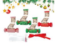 Boîte à tirage d'argent de Noël, bonbons, décoration de Noël à tirer | Tirette de billets pour adultes, femmes, hommes, maman, papa, fête de famille, fête, bureau, anniversaire