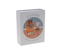 Coffret Souvenirs Naissance Marron, Bleu TU