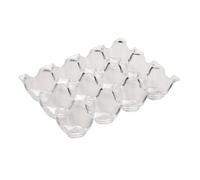Boîte à Œufs 12 Compartiments en Acrylique pour Réfrigérateur | 1 Pièce, Rangement Transparent Anti-collision, Organiseur Cuisine et Placards, Protège les Œufs