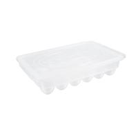 Boîte à Œufs Compartimentée PP pour Réfrigérateur | Rangement Blanc pour Maison, Organise le Bac, Évite L’écrasement, Usage Pratique au Quotidien
