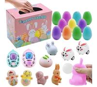 Boîte À ¿Ufs De Pâques Pour Enfants, 11 À 12 Pièces, Lapin, Dessin Animé, Animal, Surprise, Voiture, Dinosaure, ¿Uf Torsadé