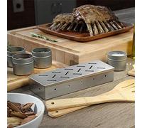 Boîte à viande fumée pour Barbecue, en acier inoxydable, pour fumeur de Barbecue, pour Grill à charbon de bois intérieur et extérieur