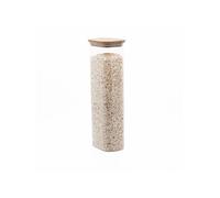 Bocal de rangement PKV-070 2,6 l, verre / bambou, Pebbly