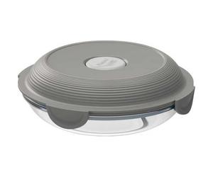 Boîte alimentaire en verre ronde 700 ml - Gris