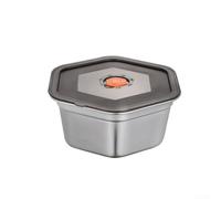 Boîte Alimentaire Hexagonale 14cm Étanche Boîte Alimentaire Hexagonale(2500ml)