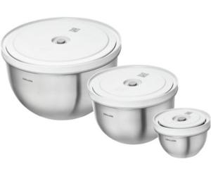 Boîte alimentaire ZWILLING 3 bols inox avec couvercles S-M-L