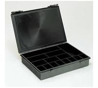 Boîte antistatique - RAACO - PSB 4-15 ESD - Antistatique - 15 compartiments fixes - Noir 57x338x260 mm