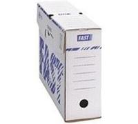Boîte archives blanche fast dos 10 cm - lot de 25 - blanc - fast G