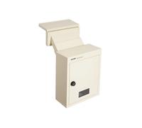 Boîte Aux Lettres 32x15,8x43cm En Acier Robuste Verrou à Code Combinaison Beige