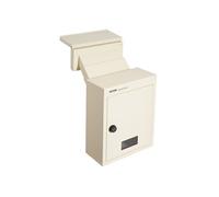 Boîte Aux Lettres 32x15,8x43cm En Acier Robuste Verrou à Code Combinaison Beige