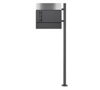 ecd germany Boîte aux lettres sur pied - Anthracite inox