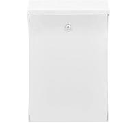 Burg-Wächter Boîte aux lettres Swing 4905 W, PVC, fente A4, arrêt de porte, Blanc
