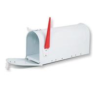 Boîte aux lettres - BURG-WÄCHTER - US-Mailbox - Blanche - Aluminium - Individuelle