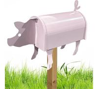 Boîte aux Lettres de Jardin - Boîte aux Lettres Amusante en Forme d'animal | Boîte aux Lettres étanche pour Jardin avec Motif Cheval, Vache, Poulet | Sculpture personnalisée Faite à la Main aux