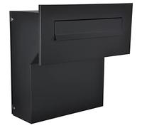 Boîte aux Lettres encastrable - Noir Mat - C4 190-260 mm - 3 clés - RAL
