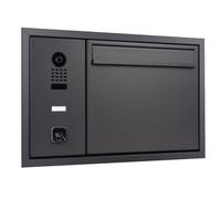 Boîte aux lettres encastrée HELLO avec interphone DoorBird D1100E...