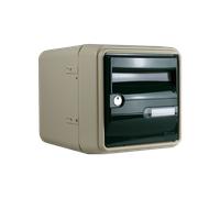 Boite aux lettres Individuelle Beige et Vert B1