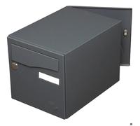 Boite aux lettres Préface 2 portes Gris anthracite RAL 7016M - RENZ - 231124