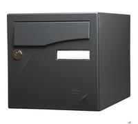 Boîte aux lettres individuelle simple face encastrable - Préface - Renz - Gris anthracite