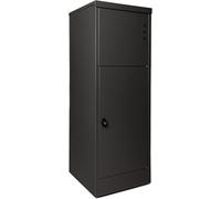 Boîte aux lettres Korona Paketbox XL, conçue pour les colis, les paquets, les envois de marchandises et les lettres, avec système de sécurité pour colis, galvanisée, équipée de ressorts à gaz (118 cm,