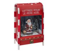 Boîte aux lettres LED H. 40 cm - Rouge
