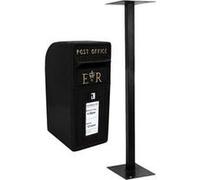 Monstershop Boîte aux Lettres Mariage avec Support - Noire