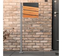 Boîte aux lettres ML-Design - Anthracite imitation bois