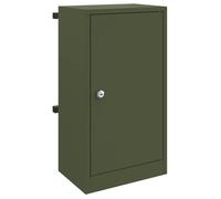 vidaXL boîte aux lettres Vert olive 30 x 23 x 55 cm Acier