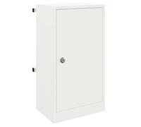 Boîte aux lettres murale en acier - vidaXL - Blanc - 30x20x55 cm - Imperméable - Serrure à pêne dormant - Accès facile