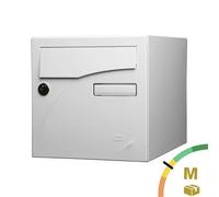 Boite aux lettres Préface 1 porte Blanc RAL 9016 M - RENZ - 231113