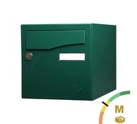Boite aux lettres Préface 2 portes Vert brillant RAL 6005 M - RENZ - 231121