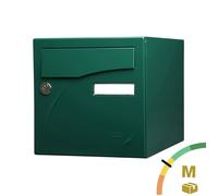 Boite aux lettres Préface 2 portes Vert brillant RAL 6005 M - RENZ - 231121