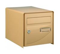 DECAYEUX Boîte aux lettres Probat double-face beige RAL 1001 - Code clé 4