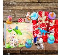 Boîte Aveugle 24 Jours, Coffret Cadeau Pour Enfants, Oeufs D'Animaux De Dessin Animé, Boîte Aveugle De Pâques, ¿Ufs Colorés D'Animaux De Dessin Animé, Cadeaux De Festival