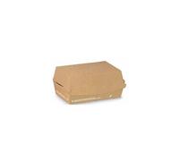 Boite Bio Rectangulaire à Hamburger 15x10cm - x 50 - SDG - Carton biodégradable G