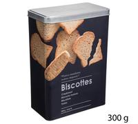 Boîte biscotte métal ""Black Edition"" noir - 5 five simply smart