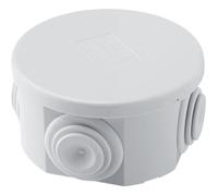 Boîte blanche ronde - GEWISS - Diamètre 65 mm - 4 embouts