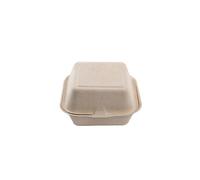 Boîte burger blanche en canne à sucre SANS PFAS 480 ml 500 unités Betik