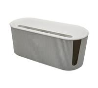 Boite Cache câble, câche multiprise, Boite de Rangement pour câble. Rangement des câbles et multiprise. (Blanc)
