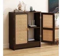 Boîte cachée de ponçage WiFi avec étagères réglables de grande capacité pour gestion des câbles et Venilaion, parfaite pour la maison et le bureau (marron, 60 x 80 x 25 cm)