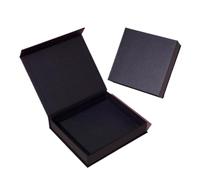 Boite Cadeau 10/20 petites boîtes à clapet | Boîte de cadeau de fête d'anniversaire de mariage boîte de papier d'emballage de cosmétiques de bijoux(Black,10pcs-16x13x4cm)