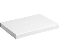Boîte cadeau de luxe à clapet, boîte magnétique plastifiée mate BLANC Format 31x22x2,5cm 10 pcs.