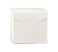 Boîte cadeau de luxe en Artpaper BLANC, format 24,5x24,5x15cm, 30 pcs.